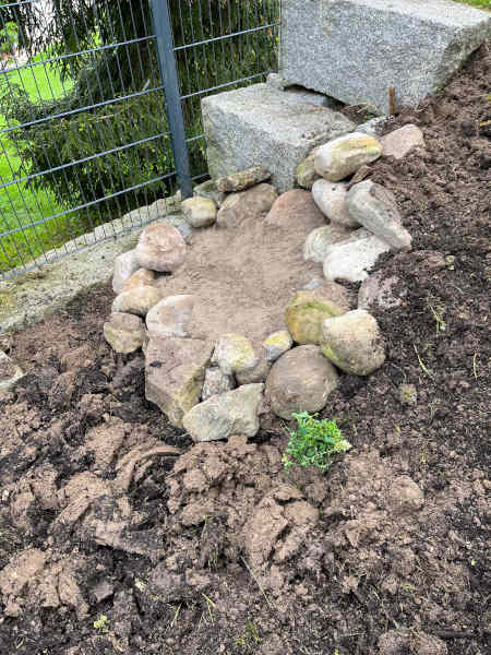 Sandarium für Wildbienen (im Bau)